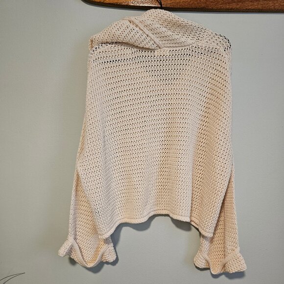 Women’s POL Cream Knit Hoodie in Perfect Condition, Small - Picture 5 of 11